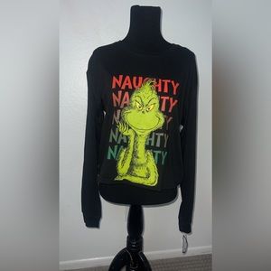 Dr. Seuss' How The Grinch Stole Christmas
Naughty Grinch Long Sleeve Graphic Tee